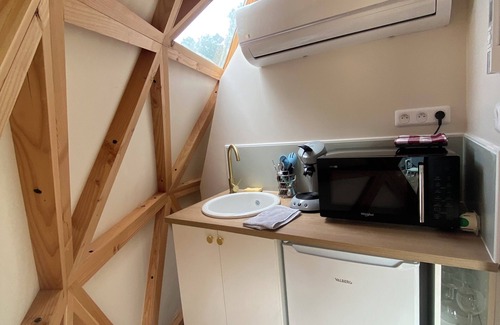 Favieres Cabina | Geodesic dome with spa in the Baie de Somme