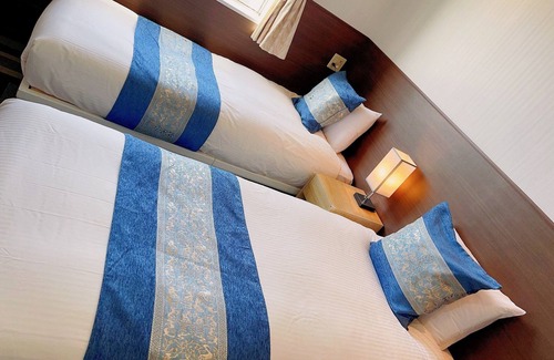 Hashima Hotel | Gifu Hashima Ekimae Deluxe Twin SemiDouble Bed Ro / Hashima Gifu