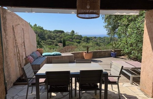 La Croix-Valmer Casa | GIGARO - TERRAZA MAS CLIMATISTA CON VISTA AL MAR