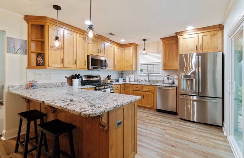 Wright Casa | Gigi's Beach Getaway with Game Room, Smart TVs, WiFi, Beautiful Patio/Fire Pit