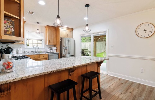 Wright Casa | Gigi's Beach Getaway with Game Room, Smart TVs, WiFi, Beautiful Patio/Fire Pit