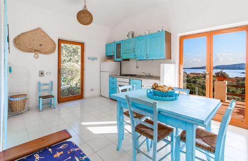 Villaggio Piras Apartamento | Ginestre S - Villaggio Piras, Semi-detached house with sea view