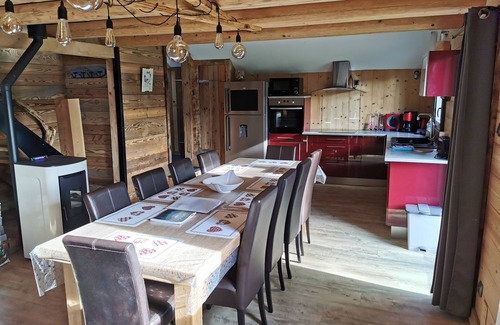 Gerbamont Chalet De Esquí | Gite de la Bourbatte - Spa Sauna Piscine - 10p - 15 min Gerardmer & La Bresse
