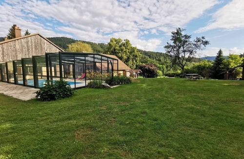 Gerbamont Chalet De Esquí | Gite de la Bourbatte - Spa Sauna Piscine - 10p - 15 min Gerardmer & La Bresse