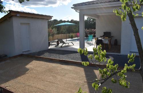 Balazuc Casa | Gite des Clapas Flora, villa avec piscine privée