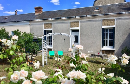 Saint-Pierre-des-Corps Casa | Casa rural, casa unifamiliar con jardín, tranquila, cerca de la estación de tren