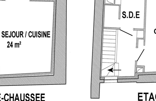 La Haie-Fouassiere Casa | Casa rural La Haie-Fouassière, 1 dormitorio, 3 personas
