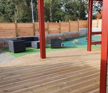 Saint-Marcan Chalet De Esquí | Gite proche Mont St Michel, Spa privatif en option ,St Malo