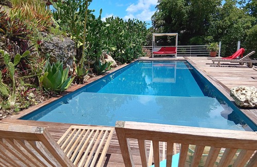Saint-Francois Cabaña | GITES DE L'ANSE (Ketch) San Francisco, piscina, cerca de las playas
