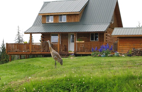 Fritz Creek Cabina | Glacier View Getaway realizada el Kilcher Familia Homestead en Alaska la última frontera