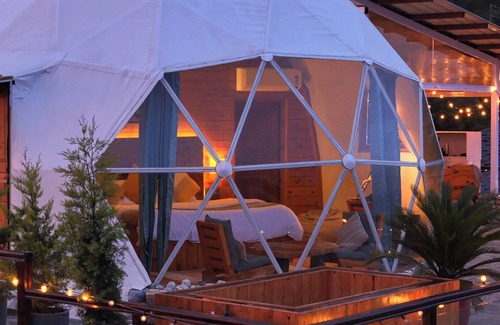 Cheog Cabaña | Glamo Home Cheog, Shimla with Private Projector, Pool Table,Hot tub