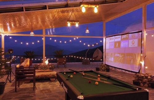 Cheog Cabaña | Glamo Home Cheog, Shimla with Private Projector, Pool Table,Hot tub