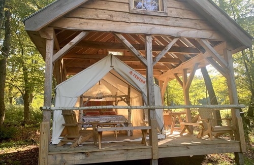 Fishs Eddy Alquiler De RV | Glamping at Joe's Hideaway at French Woods Farm