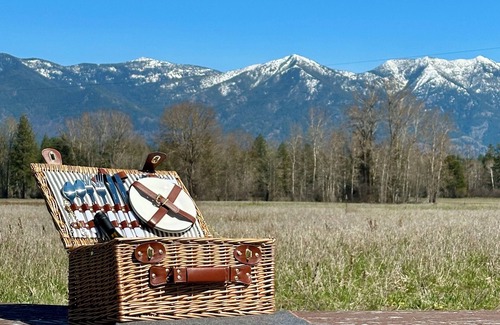 Kalispell Cabina | Glamping Near Glacier & Whitefish, 80 Acres, River Access, Mtn Views: Tent A