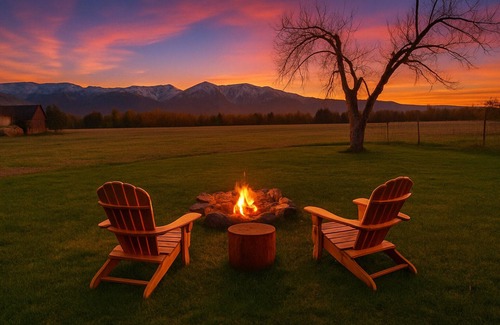Kalispell Cabina | Glamping Near Glacier & Whitefish, 80 Acres, River Access,360 Mtn Views: Tent C4