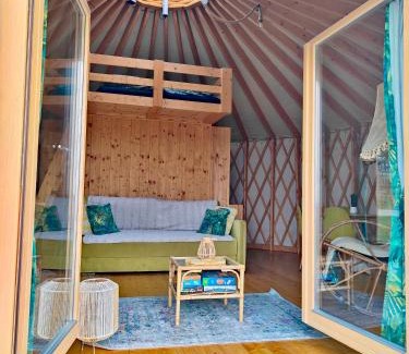 Szczytna Otro | Glamping Niebiańska Osada Jurty Dolnośląskie & SPA
