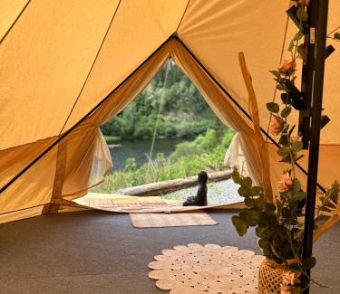 Porsgrunn Otro | Glamping on idyllic lake, paddle boards & rowboat