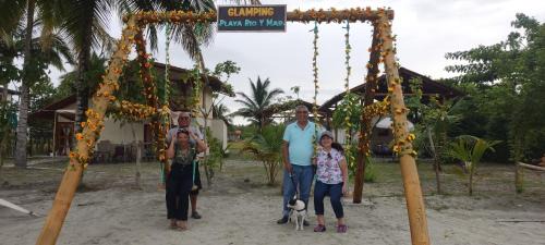 Mompiche Otro | Glamping premium vista al río Isla Portete