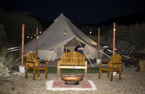 Mount Charleston Alquiler De RV | Glamping Tent High Roller