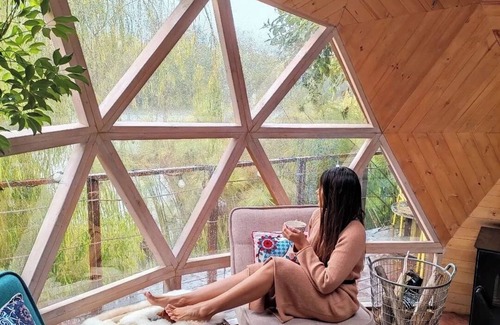 Combita Casa | Glamping tipo domo inmerso en la naturaleza rodeado de fauna y mucha paz