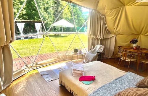 Szeligi Otro | Glamping w sercu mazur z prywatną plażą