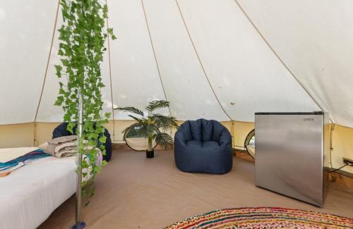 Stanton Otro | Glamping Yurt #1 in Red River Gorge, Wooded with Full Bath House