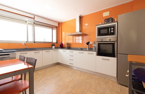 Playa de Almarda Casa | Global Properties: Townhouse with terrace and pool in Almenara Beach
