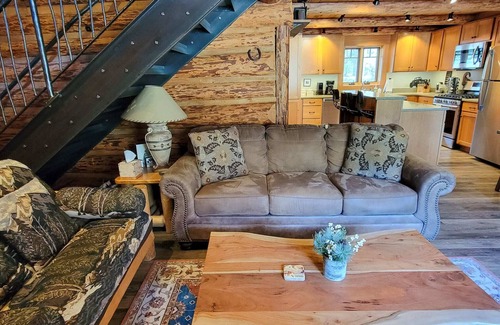 Mazama Cabina | Goat Wall Cabin: log cabin retreat on the meadow