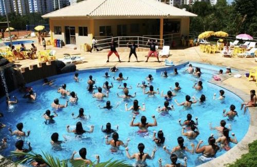 Caldas Novas Apartamento | GOLDEN DOLPHIN Resort - Grand & Express - Caldas Novas - COM TV A CABO - Aguas Termais