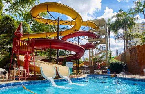 Caldas Novas Apartamento | GOLDEN DOLPHIN Resort - Grand & Express - Caldas Novas - COM TV A CABO - Aguas Termais