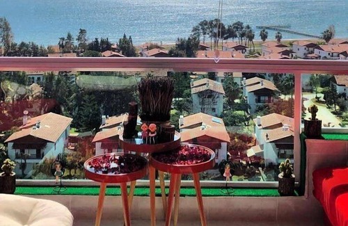 Kargıpınarı Apartamento | GoldenPark King Suites with Balcony & Sea view