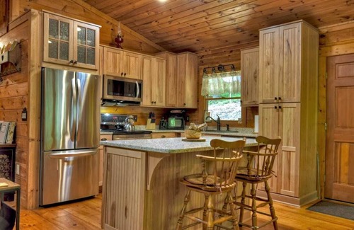 Ellijay Cabina | Goldfinch Rustic Retreat | Hot Tub & Fire Pit