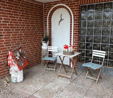 Wulfen Apartamento | Golfhues-Simone-Ferienwohnung-Suedbalkon