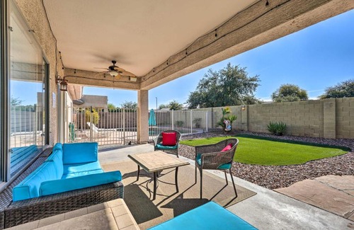 Palm Valley Casa | Goodyear Desert Oasis with Patio and Game Room!