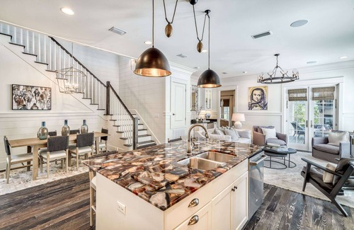 WaterSound West Beach Casa | Gorgeous! 1 Minute to Beach and Community Pool, with Golf Cart, Outdoor Fireplac