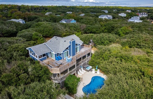 Southern Shores Casa | Magníficos 5 BDRM con amplias vistas al océano, a 3 minutos de la playa