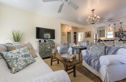 Mission Beach Cabaña | Remodelado Beachy Cottage w / AC ... El lugar perfecto para estar en la playa.