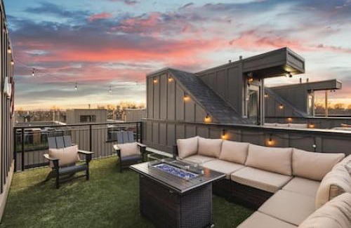 Cleveland Park Casa | Gorgeous East Nashville House with Rooftop Patio, Garage, 9 Beds, 3 Miles to Downtown