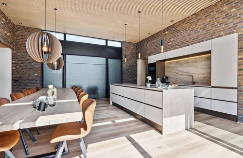 Egsmark Strand Casa | Preciosa casa en Ebeltoft con cocina.