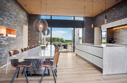 Egsmark Strand Casa | Preciosa casa en Ebeltoft con cocina.