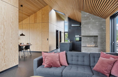 Bratten Strand Casa | Impresionante casa en Jerup con sauna