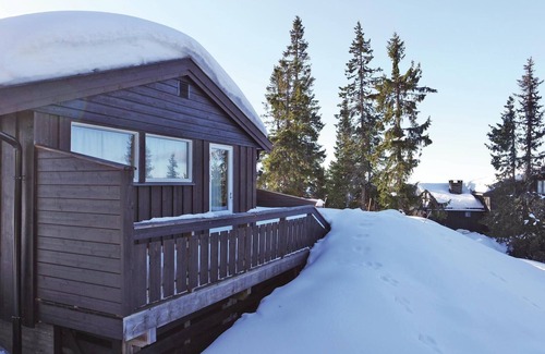 Sjusjoen Casa | Increíble casa en Sjusjøen con sauna