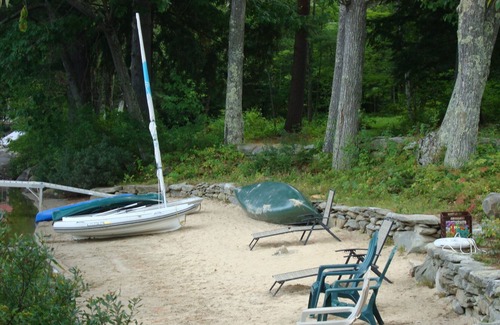 Lyme Center Cabaña | Precioso lago frente a la playa, playa de arena, amplios terrenos, se aceptan familias y mascotas