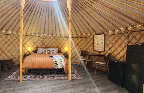 Moose Can Gully Casa | Gorgeous Mongolian Yurt w/Fire Pit and Creek- 10 minutes from downtown Missoula!