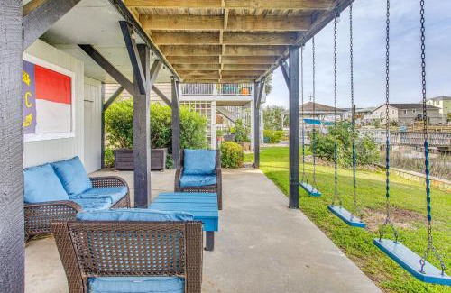 Ocean Isle Beach Casa | Gorgeous OIB Escape with Dock and Canal View!