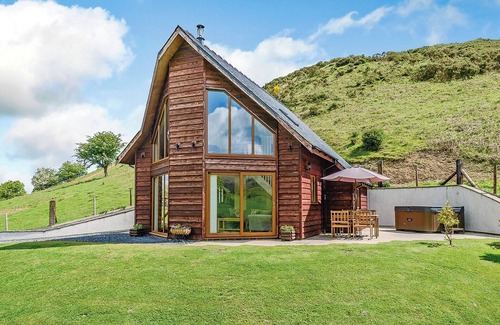 Caersws Chalet De Esquí | Alojamiento de 1 habitaciones en Little London, Nr Llandinam