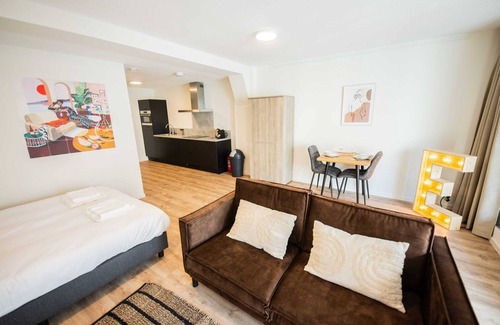 Kop van Zuid Apartamento | Gorgeous serviced studio 46m2 -PRH14G-