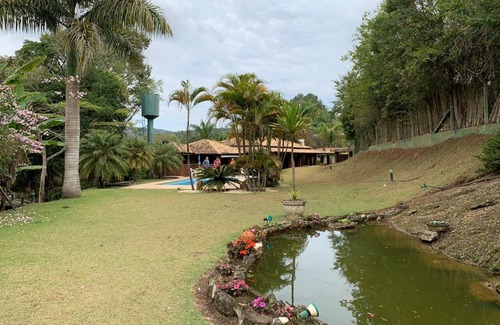 Lajeado do Salto Casa | Lindo Sitio con amplia área verde !! ¡Piscina! ¡Lago! ¡Parrilla!