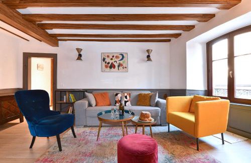 Gueberschwihr Casa | Grand gîte dans maison alsacienne historique