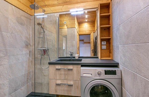 La Clusaz Apartamento | Grand Studio cabine, balcon, parking, centre La Clusaz - FR-1-437-85